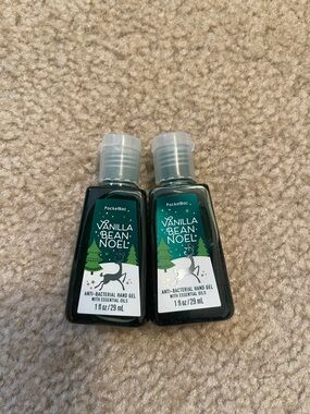 Vanilla Bean Noel PocketBac Antibacterial Hand Gel Duo - Green